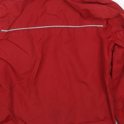 Regatta Boys Red Windbreaker Jacket Size 9-10 Years Zip