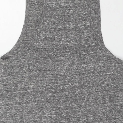 Topman Mens Grey Cotton T-Shirt Size XS Round Neck Pullover - Size XXS