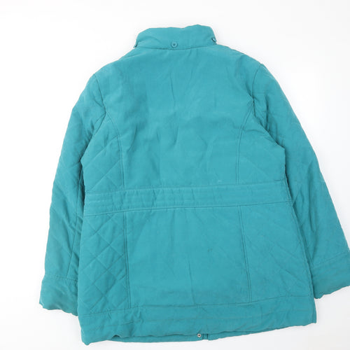 BHS Womens Blue Jacket Size 18 Zip