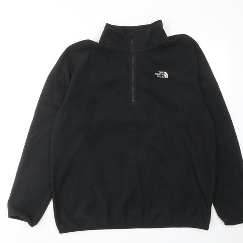 The North Face Mens Black Polyester Pullover Sweatshirt Size XL