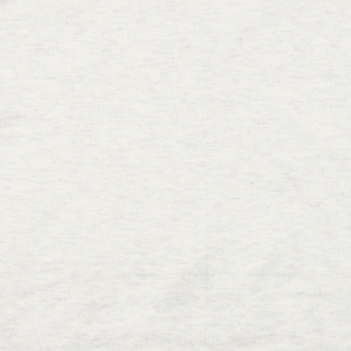 Marks and Spencer Womens Grey V-Neck Polyester Pullover Jumper Size L