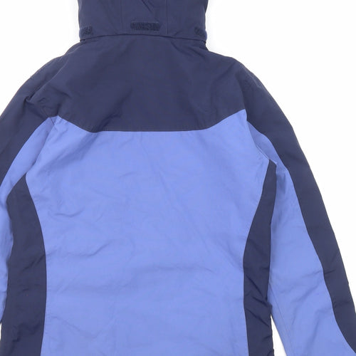 Peter Storm Womens Blue Windbreaker Jacket Size 10 Zip