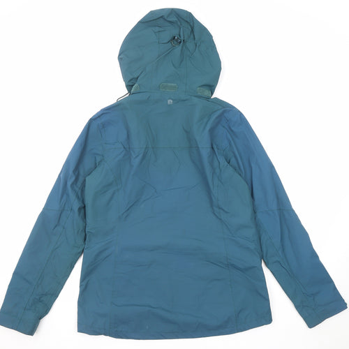 Mountain Warehouse Womens Blue Windbreaker Jacket Size 14 Zip