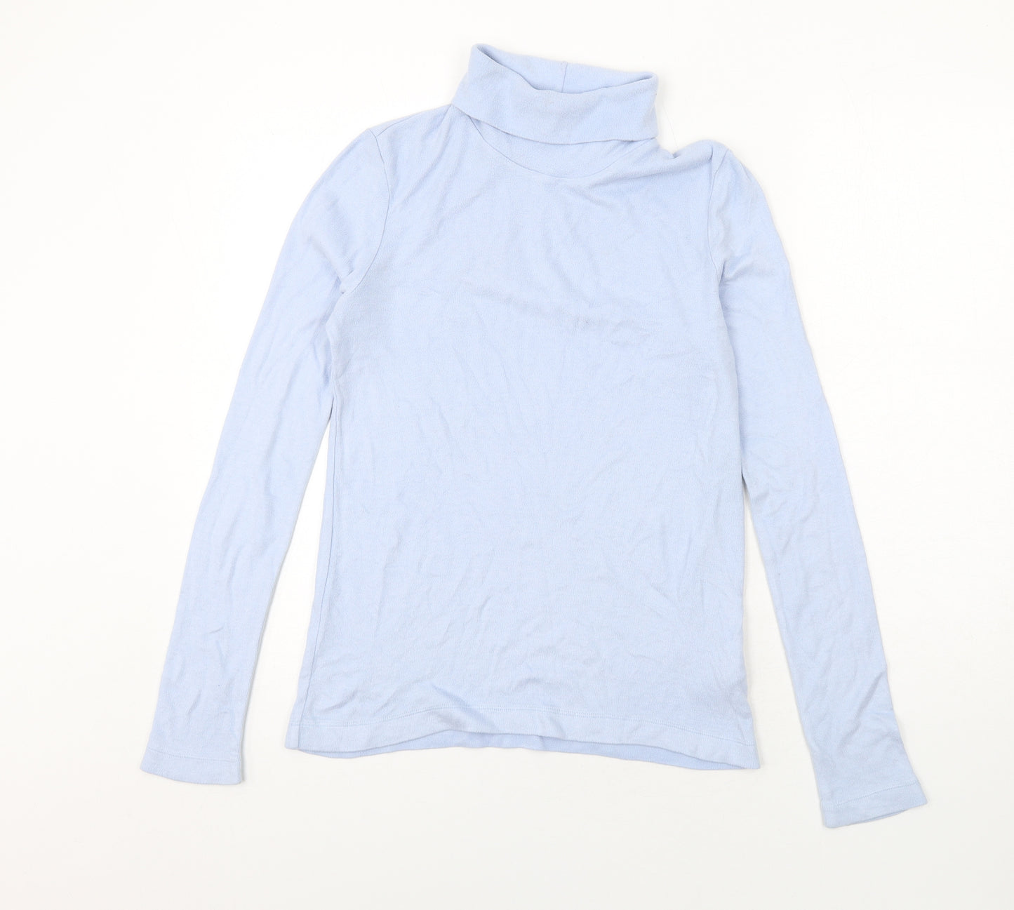 Uniqlo Womens Blue Polyester Pullover Sweatshirt Size M Pullover