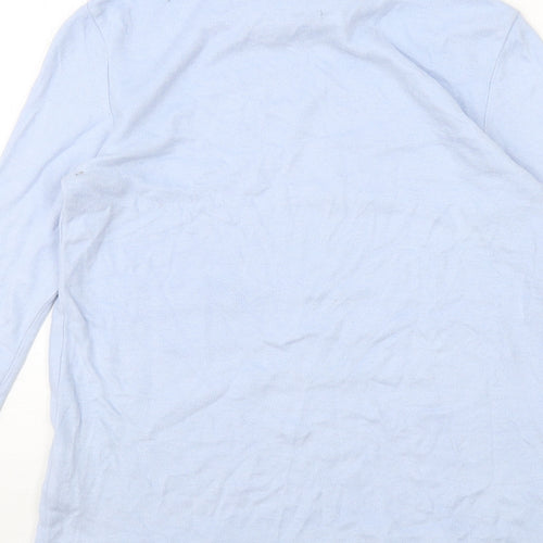 Uniqlo Womens Blue Polyester Pullover Sweatshirt Size M Pullover