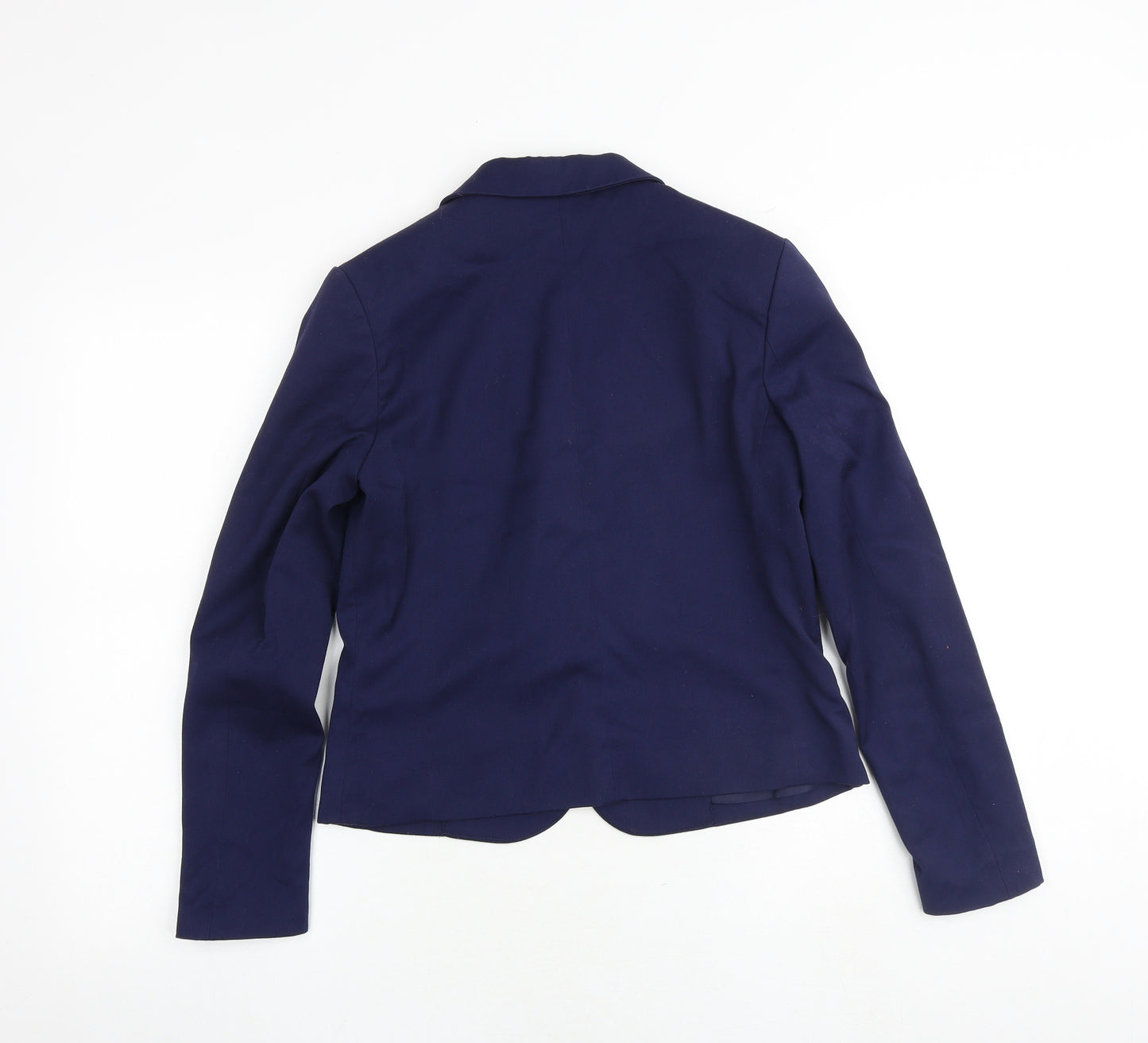 H&M Womens Blue Jacket Blazer Size 10