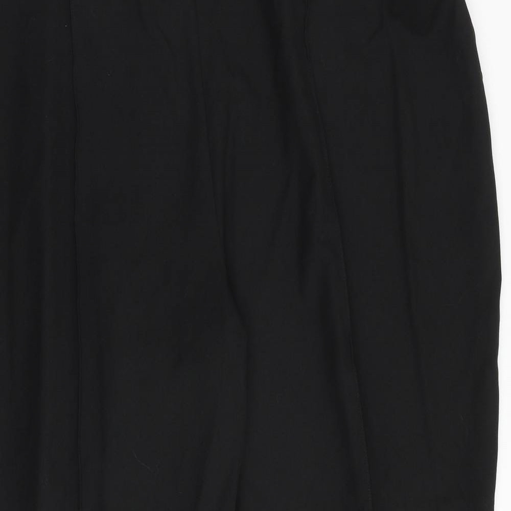 Bonmarché Womens Black Polyester Trousers Size 24 Regular
