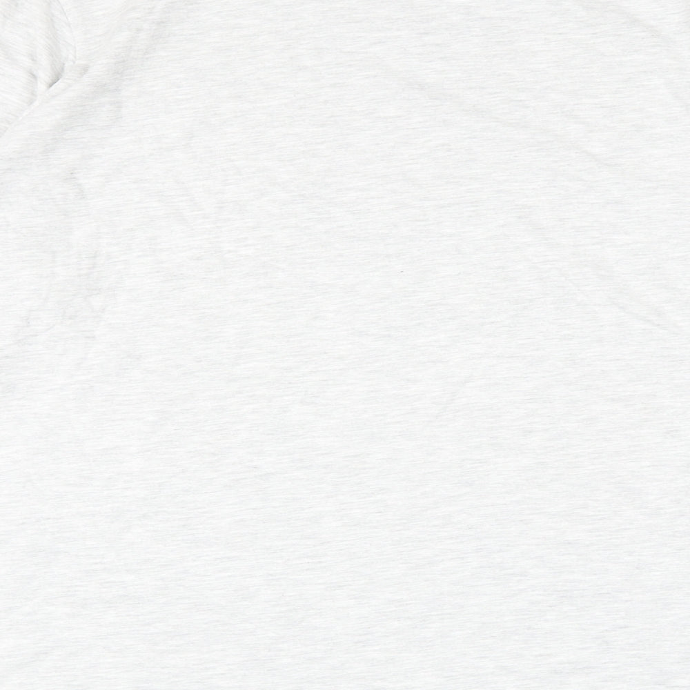 ELF Womens Grey Cotton Basic T-Shirt Size 12 Round Neck - Elf Squad