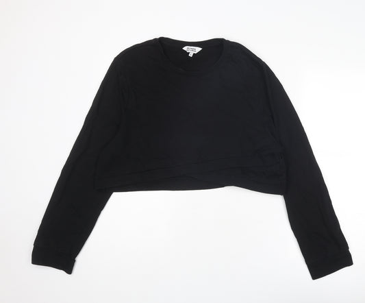 Blooming Marvellous Womens Black Cotton Pullover Sweatshirt Size XL Pullover