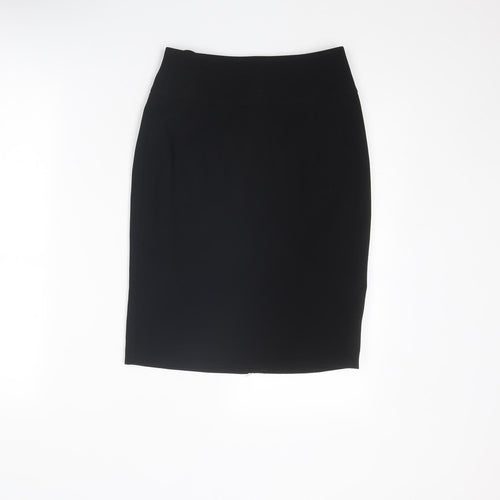 Principles Womens Black Polyester Straight & Pencil Skirt Size 6 Zip