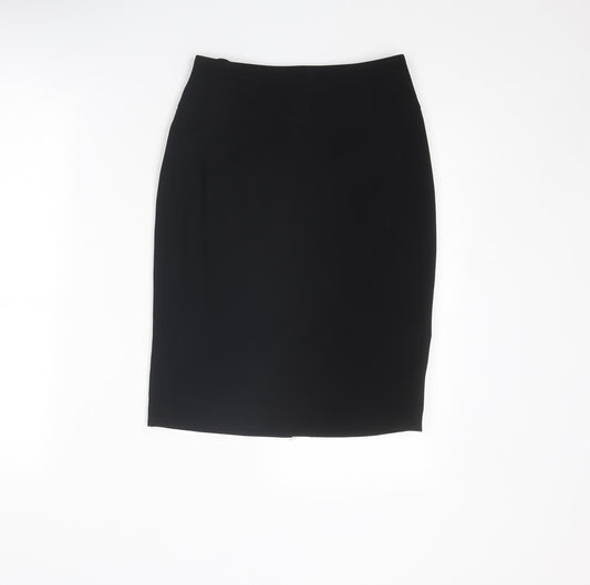 Principles Womens Black Polyester Straight & Pencil Skirt Size 6 Zip
