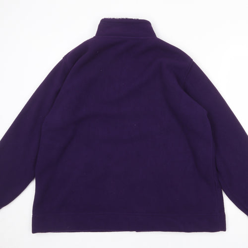 EWM Womens Purple Jacket Size 20 Zip