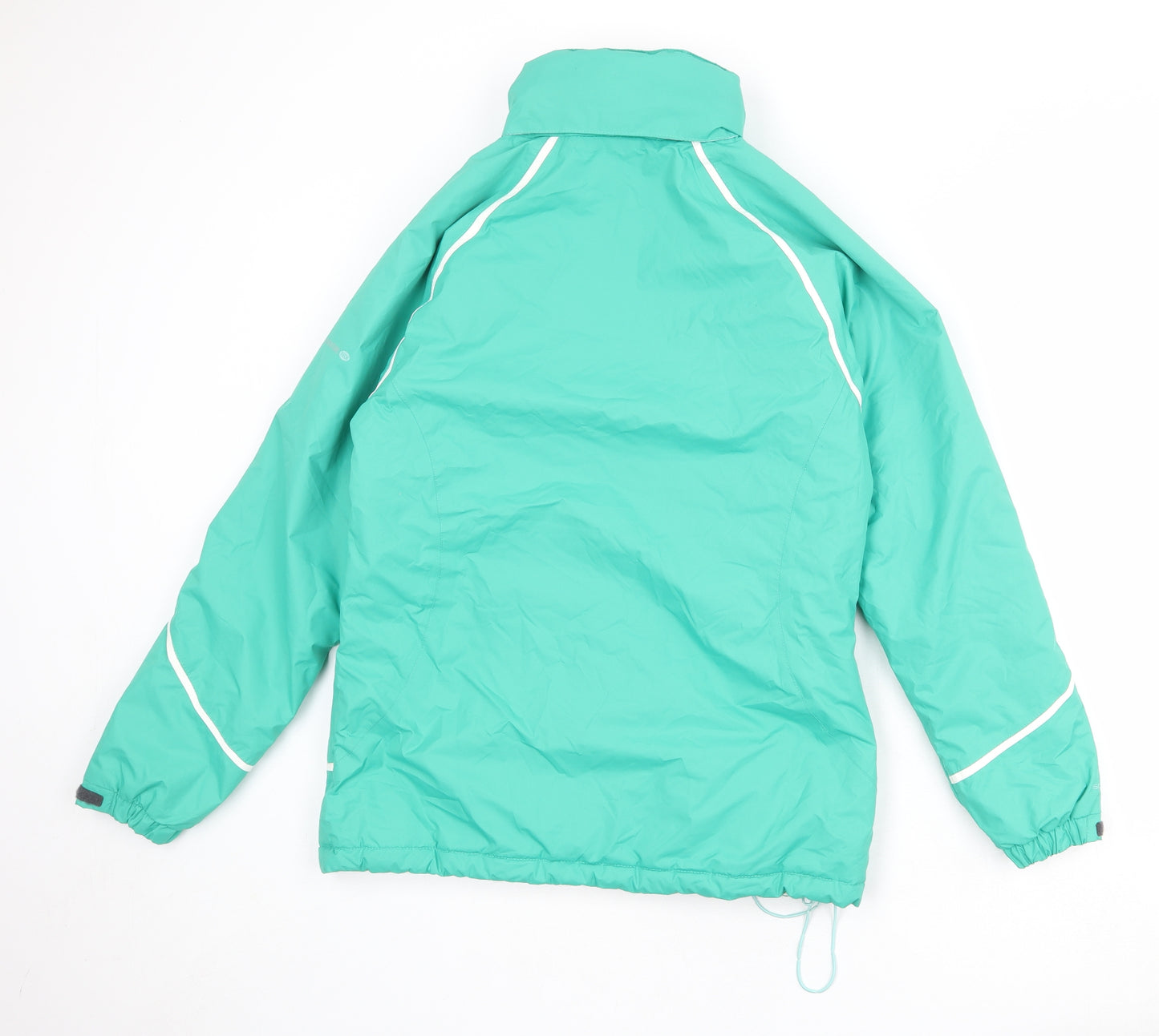 Regatta Womens Green Windbreaker Jacket Size 10 Zip