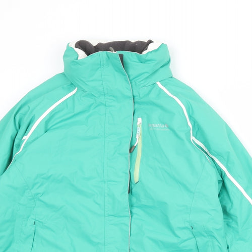 Regatta Womens Green Windbreaker Jacket Size 10 Zip