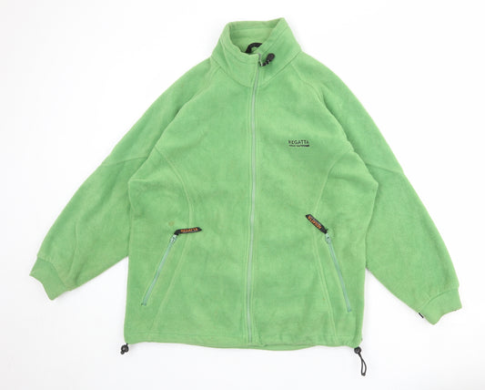Regatta Womens Green Jacket Size 14 Zip