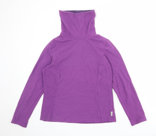 Quechua Womens Purple Polyester Pullover Sweatshirt Size M Pullover
