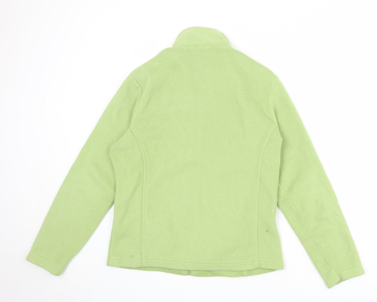 M&Co Womens Green Jacket Size L Zip