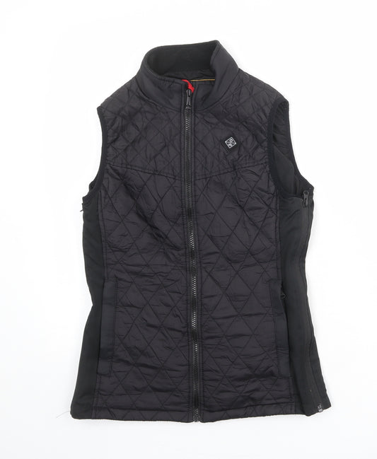 Heated Clothing Womens Black Gilet Jacket Size S Zip