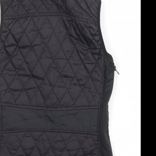 Heated Clothing Womens Black Gilet Jacket Size S Zip