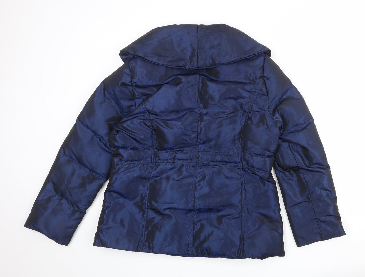 Per Una Womens Blue Jacket Size 14 Zip