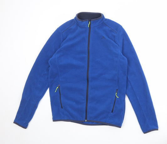 DECATHLON Boys Blue Jacket Size 14-15 Years Zip