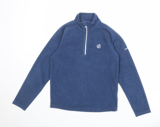 Dare 2B Boys Blue Polyester Pullover Sweatshirt Size 10-11 Years Zip