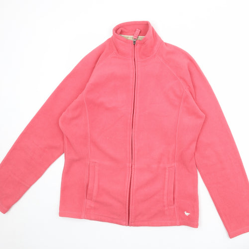 EWM Womens Pink Jacket Size M Zip