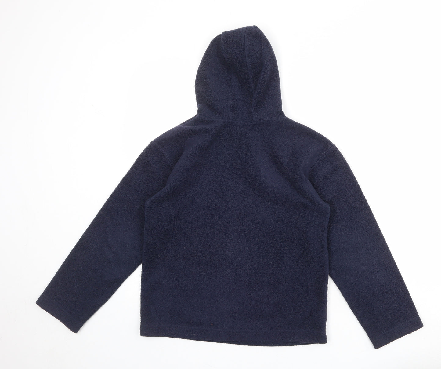 Stuk Boys Blue Colourblock Polyester Pullover Hoodie Size 10-11 Years Pullover
