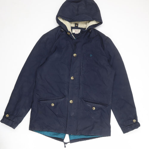 Penguin Mens Blue Jacket Size M Zip