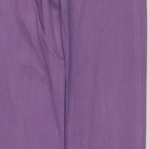 John Lewis Girls Purple Cotton Skinny Jeans Size 11 Years Regular Button