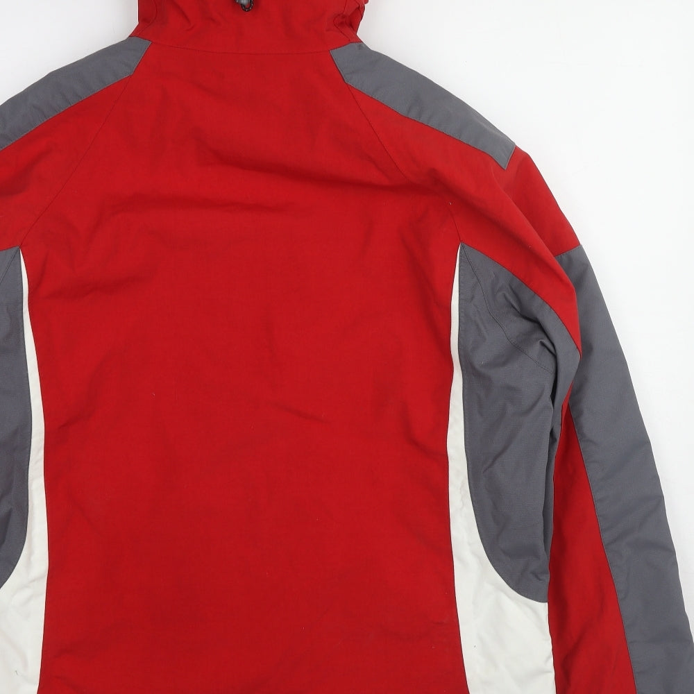 Marks and Spencer Womens Red Ski Jacket Jacket Size 16 Zip