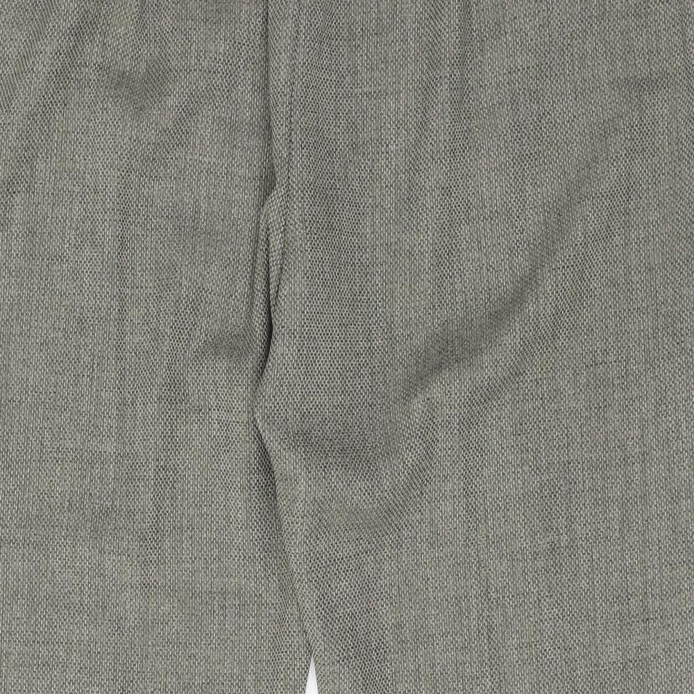 Honor Milburn Womens Grey Polyester Trousers Size 22 Regular