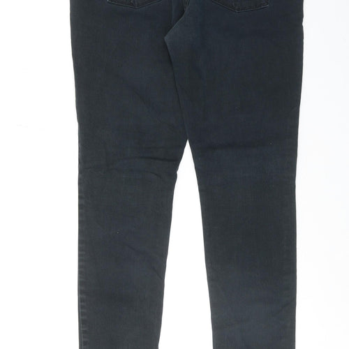 Levi's Womens Blue Cotton Skinny Jeans Size 12 Regular Zip