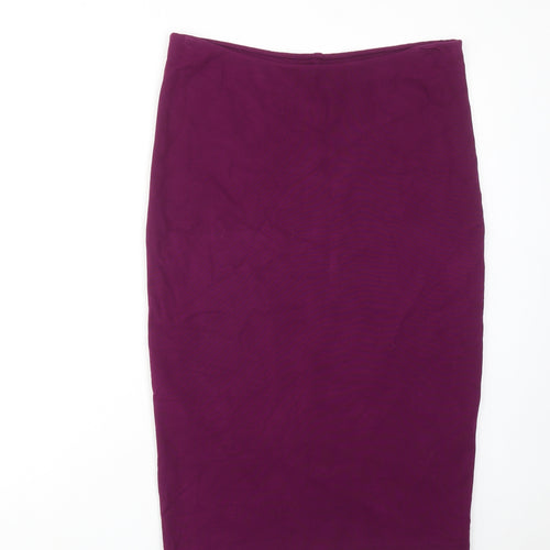 Jigsaw Womens Purple Geometric Viscose Straight & Pencil Skirt Size 10