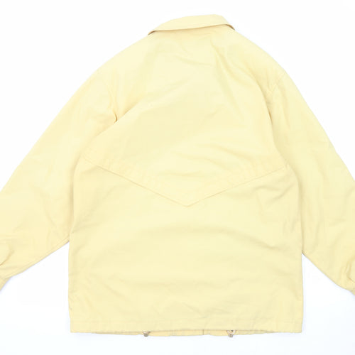Dannimac Womens Yellow Jacket Size S Button
