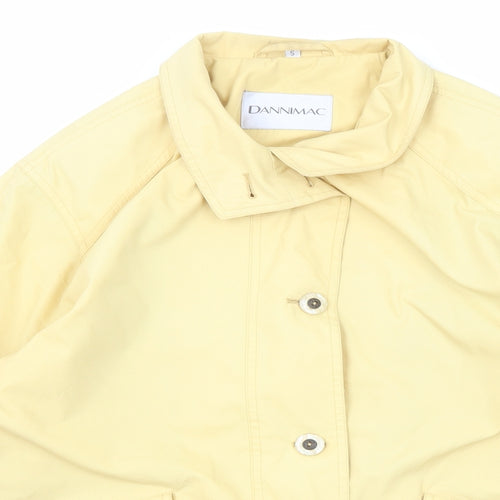 Dannimac Womens Yellow Jacket Size S Button