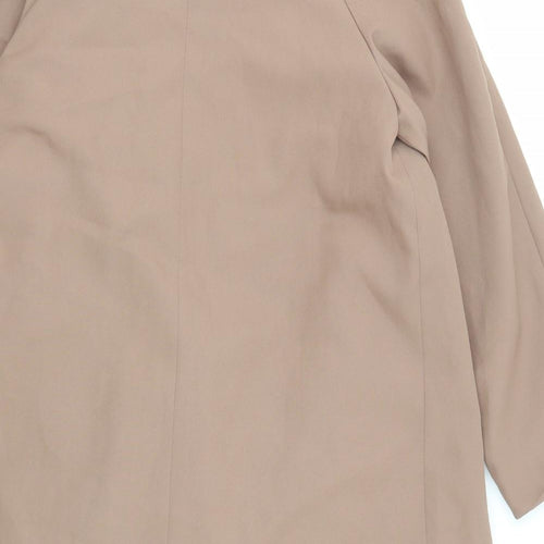 Sartor Womens Beige Overcoat Coat Size 20 Button