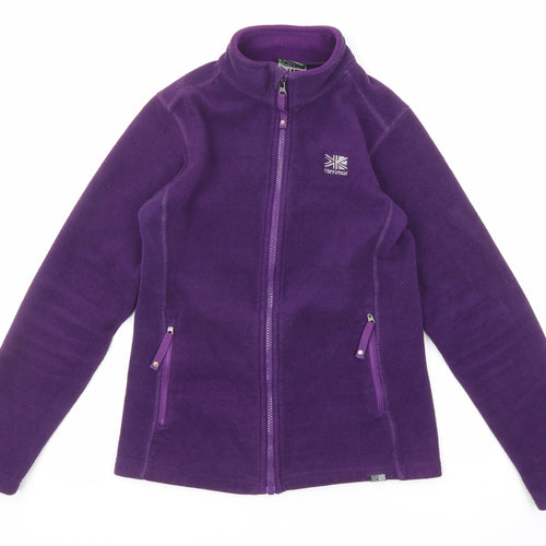 Karrimor Girls Purple Jacket Size 11-12 Years Zip