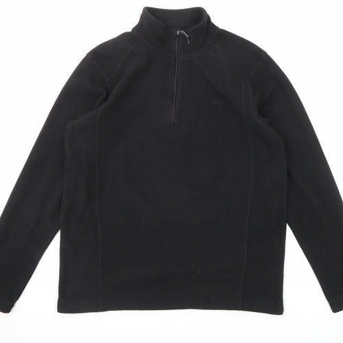 etirel Mens Black Polyester Pullover Sweatshirt Size M