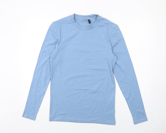ASOS Mens Blue Cotton T-Shirt Size M Round Neck