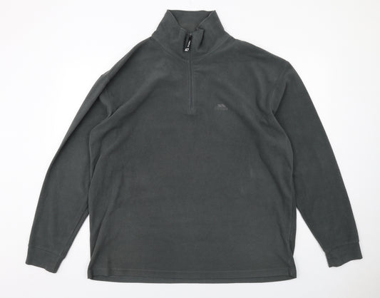 Trespass Mens Grey Polyester Pullover Sweatshirt Size XL