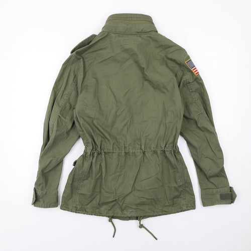 Polo Ralph Lauren Womens Green Military Jacket Jacket Size XS Zip - U.S.R.L.