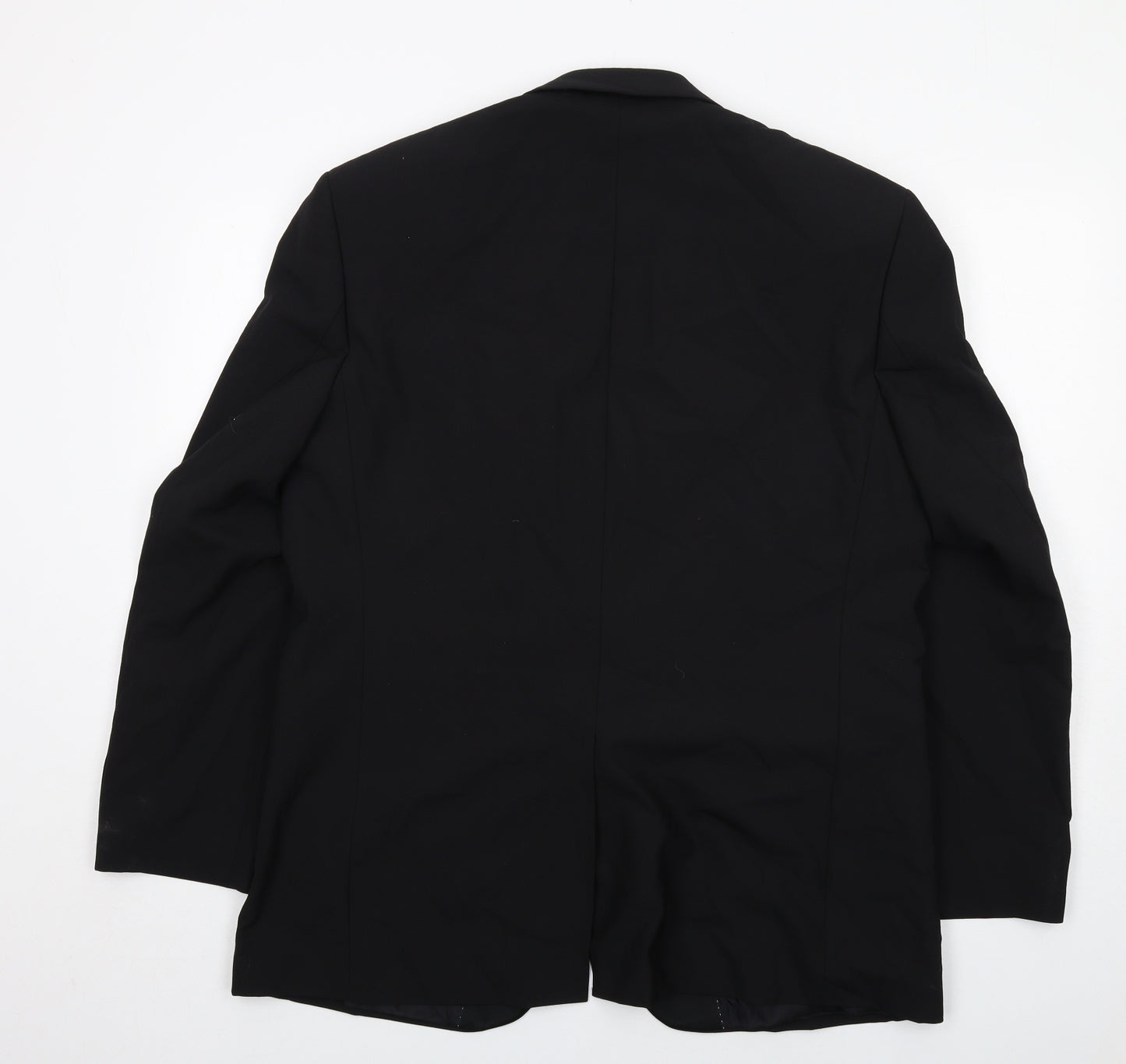Centaur Mens Black Polyester Tuxedo Suit Jacket Size 44 Regular