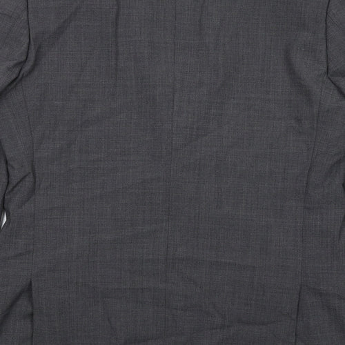 Skopes Mens Grey Wool Jacket Suit Jacket Size 38 Regular