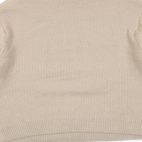 Marks and Spencer Womens Brown Roll Neck Acrylic Pullover Jumper Size M