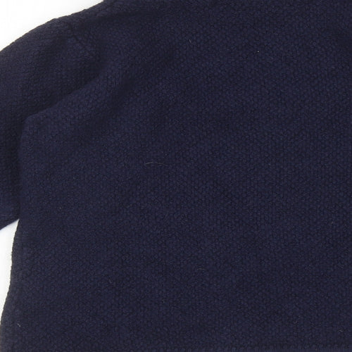 Boden Womens Blue Roll Neck Wool Pullover Jumper Size 14
