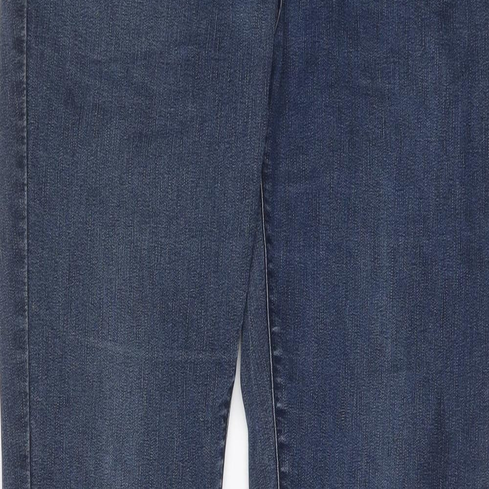 Rohan Womens Blue Cotton Skinny Jeans Size 12 L30 in Regular Button