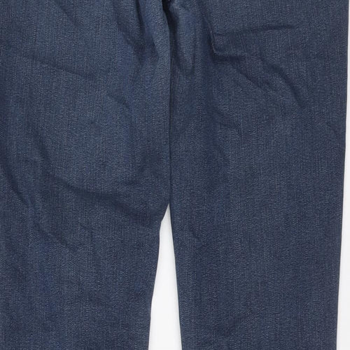 Rohan Womens Blue Cotton Skinny Jeans Size 12 L30 in Regular Button