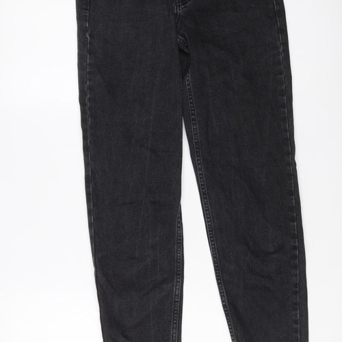 Denim & Co. Womens Black Cotton Skinny Jeans Size 8 L27 in Regular Button