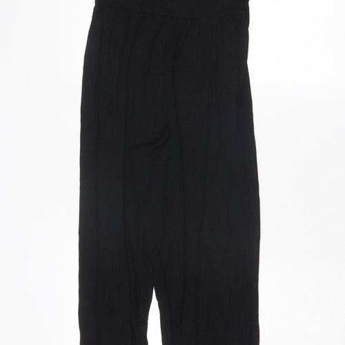 New Look Womens Black Viscose Jumpsuit One-Piece Size 12 Pullover - Strapless